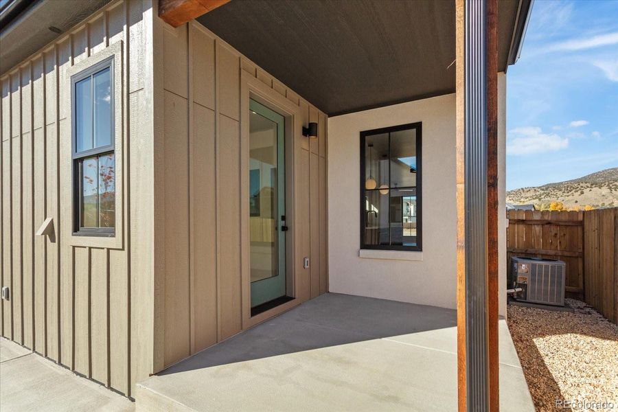 Exterior details and patio area of a home in , Salida (Image 20).
