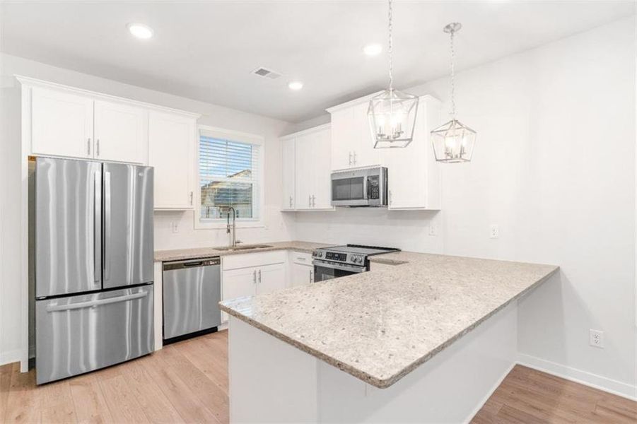 Furnished interior view inside a new home in , Fayetteville (Image 8).