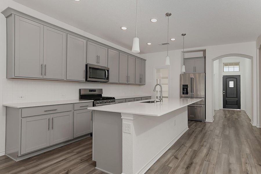 Furnished interior view inside a new home in Mavera, Conroe (Image 6).