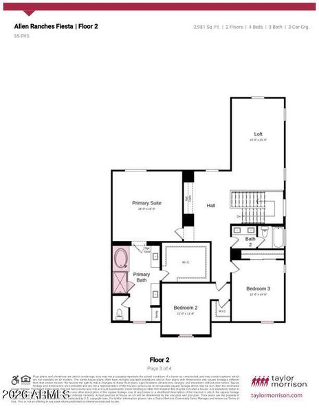 TM 55-RV5 Floor Plan Upper Level