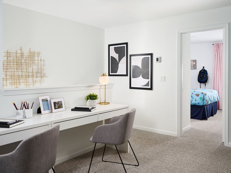 Furnished interior view inside a new home in Tidewater, Fort Pierce (Image 8).
