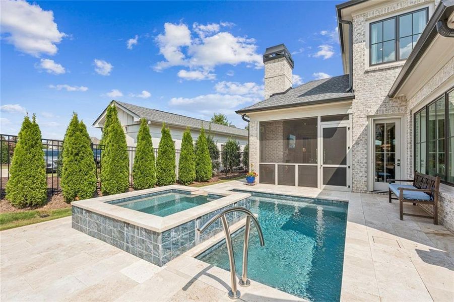 Exterior details and patio area of a home in , Alpharetta (Image 24).