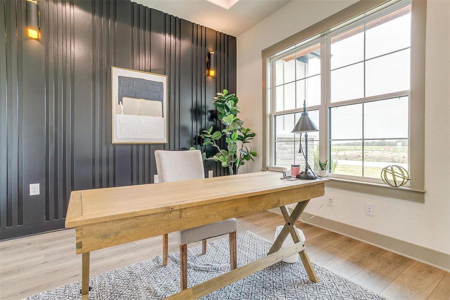 Furnished interior view inside a new home in , Waxahachie (Image 26).