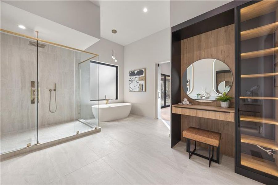 Furnished interior view inside a new home in , Sandy Springs (Image 47).