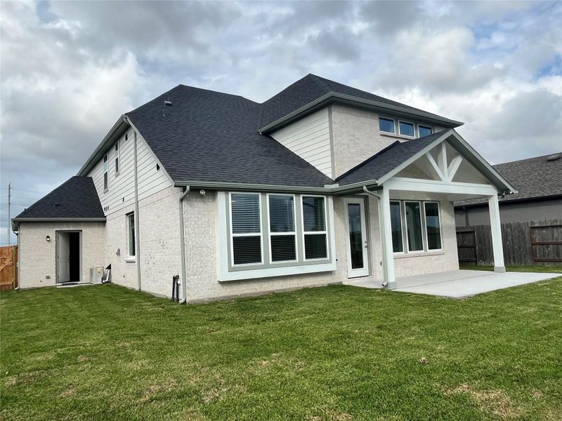 Exterior details and patio area of a home in , Richmond (Image 3). Exterior details and patio area of a home in , Richmond (Image 3).