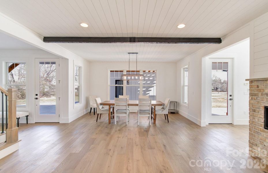 Furnished interior view inside a new home in , Mills River (Image 8).