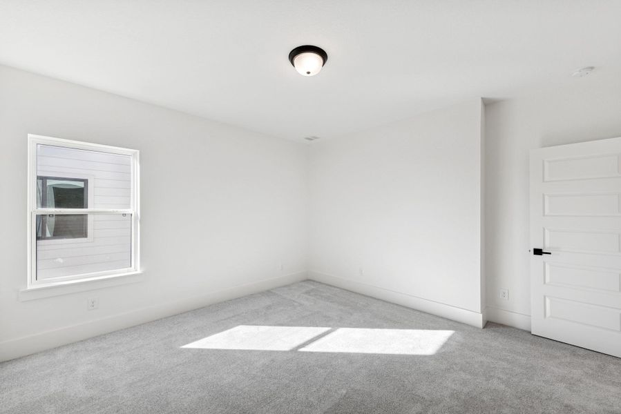 Spacious, unfurnished interior of a new home in Easthaven at Bridgeland Central - Horizon Collection, Cypress (Image 28).