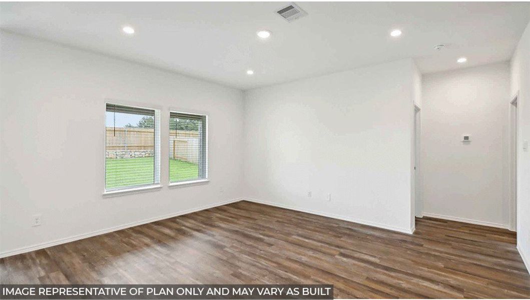 Representative unfurnished interior of a home built from the X40B by D.R. Horton in Medina, Dayton (Image 8). Representative unfurnished interior of a home built from the X40B by D.R. Horton in Medina, Dayton (Image 8).