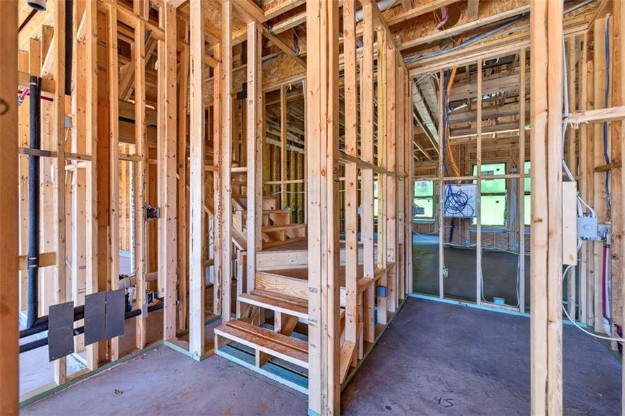 In-progress construction of a new home in , Statham, GA (Image 9).