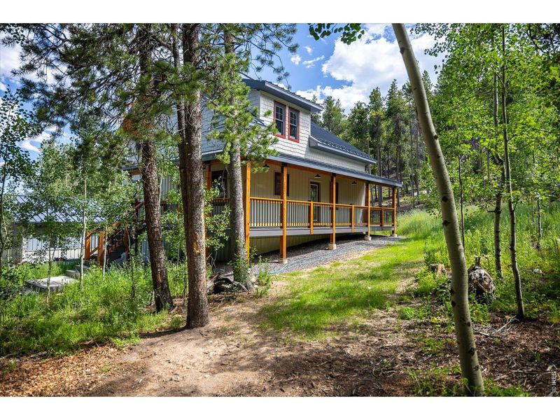 Exterior details and patio area of a home in , Golden (Image 30).