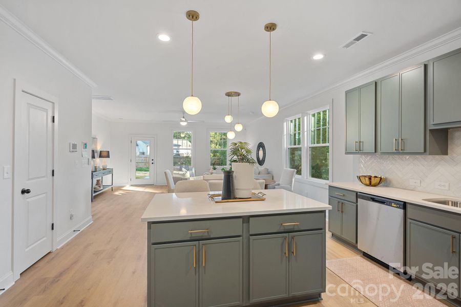 Furnished interior view inside a new home in , Charlotte (Image 14).