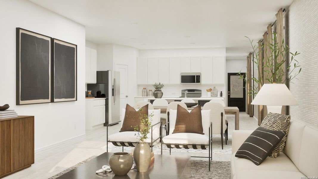 Furnished interior view inside a new home in Grace Valley, Marion (Image 35).