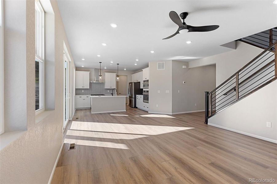 Spacious, unfurnished interior of a new home in The Manors Collection at Golden Overlook, Golden (Image 9).