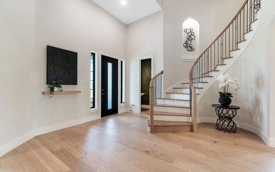 Furnished interior view inside a new home in Marvida, Cypress (Image 34).