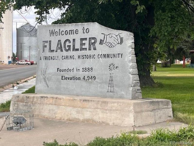 Front exterior of a new home in , Flagler, CO, highlighting curb appeal (Image 25). Front exterior of a new home in , Flagler, CO, highlighting curb appeal (Image 25).