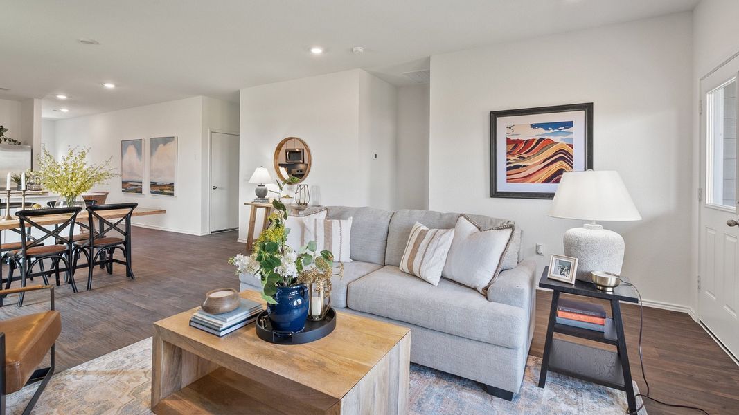 Representative furnished interior of a home built from the The Kendall by D.R. Horton in Talavera, Kyle (Image 21). Representative furnished interior of a home built from the The Kendall by D.R. Horton in Talavera, Kyle (Image 21).