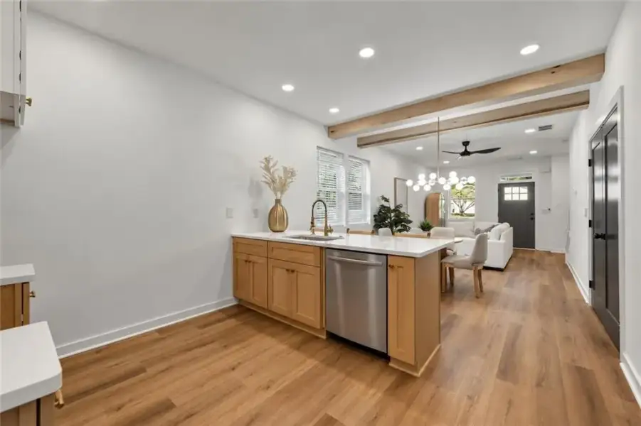 Furnished interior view inside a new home in , Atlanta (Image 9).