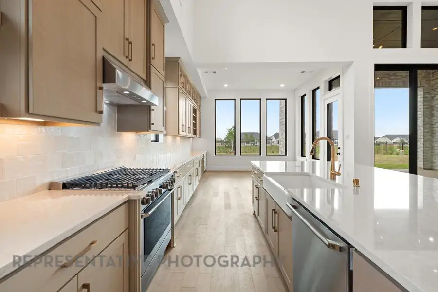 Furnished interior view inside a new home in Elyson: 80ft. lots, Katy (Image 11). Furnished interior view inside a new home in Elyson: 80ft. lots, Katy (Image 11).