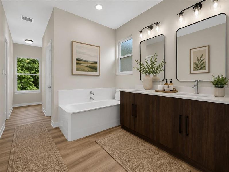 Furnished interior view inside a new home in , Port Charlotte (Image 10). Furnished interior view inside a new home in , Port Charlotte (Image 10).