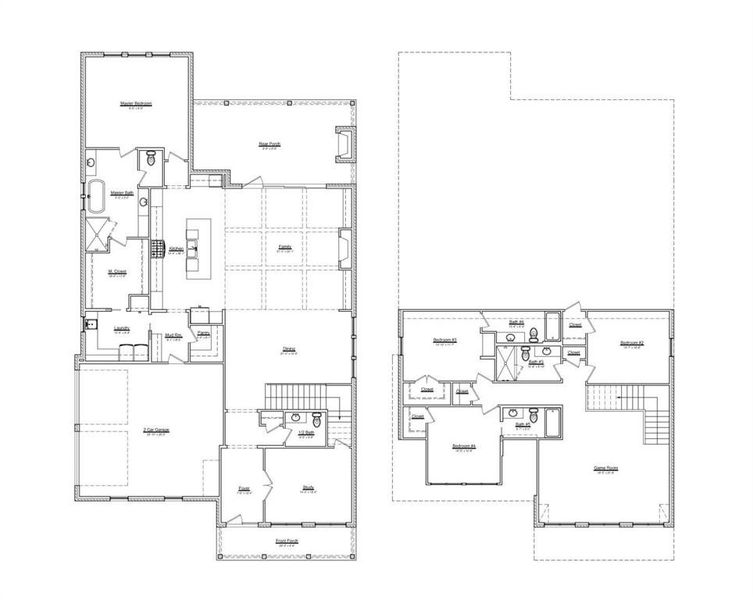 2D floor plan layout of this home in , Weatherford, TX (Image 3).