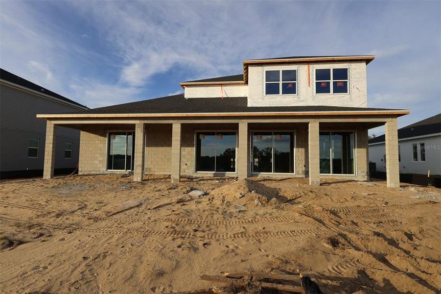 In-progress construction of a new home in Wolf Lake Ranch, Apopka, FL (Image 14).