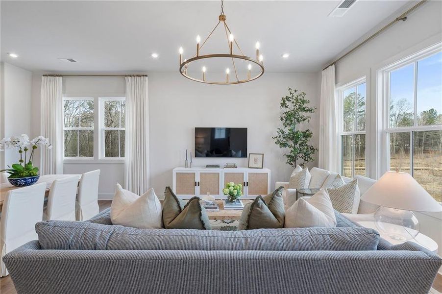 Furnished interior view inside a new home in , Alpharetta (Image 29). Furnished interior view inside a new home in , Alpharetta (Image 29).