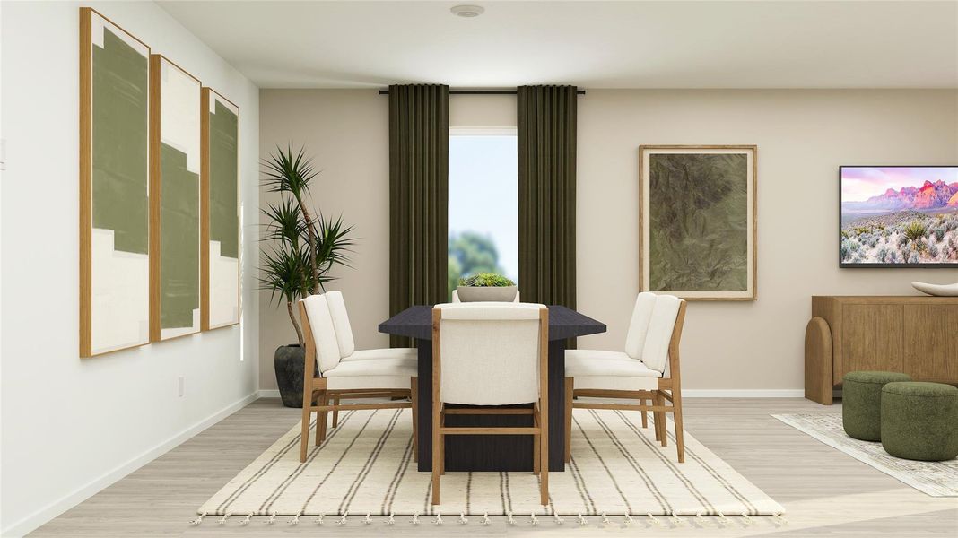 Furnished interior view inside a new home in Synova, Crosby (Image 7).