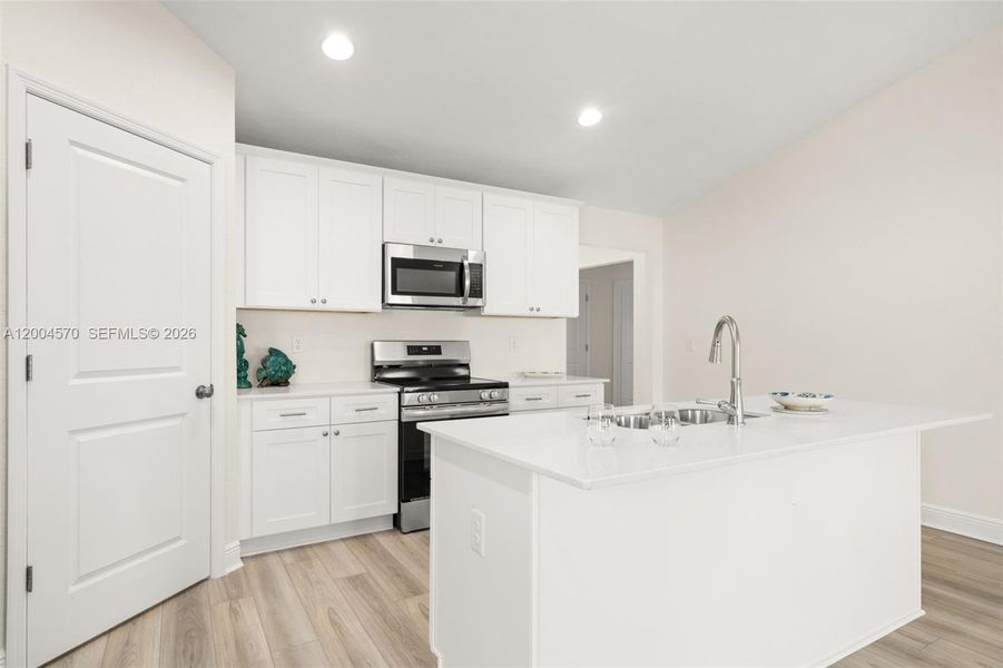 Furnished interior view inside a new home in , Sebring (Image 6).