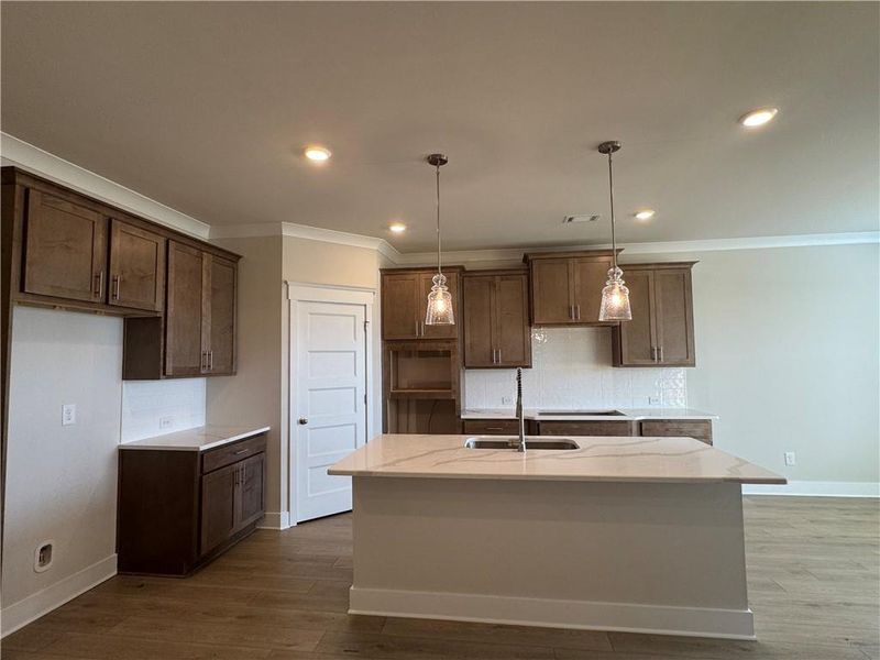Furnished interior view inside a new home in Rosewood Lake Preserve, Hoschton (Image 10).