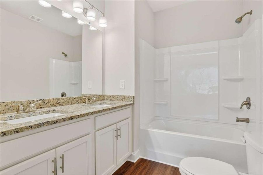 Furnished interior view inside a new home in Morning Creek Forest, South Fulton (Image 3).