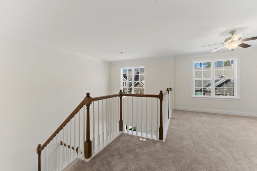 Representative unfurnished interior of a home built from the Cayman by Keystone Homes NC in Weybridge, Burlington (Image 57). Representative unfurnished interior of a home built from the Cayman by Keystone Homes NC in Weybridge, Burlington (Image 57).