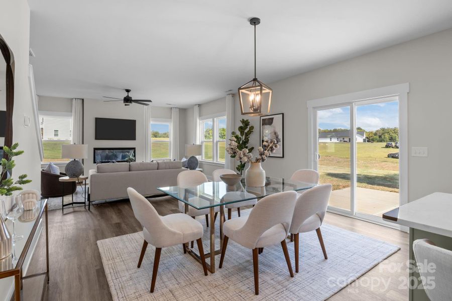 Furnished interior view inside a new home in , Lincolnton (Image 7).