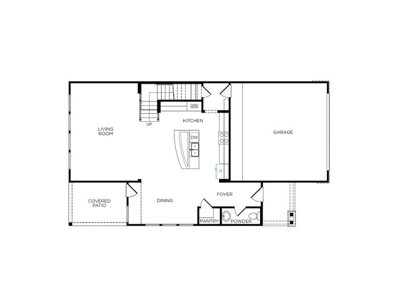2D floor plan layout of this home in Summer Place 35', Montgomery, TX (Image 5). 2D floor plan layout of this home in Summer Place 35', Montgomery, TX (Image 5).