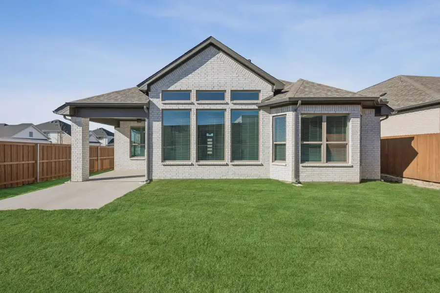 Representative exterior details of a home built from the Morgan by Chesmar Homes in Heartland 50's and 60's, Heartland (Image 3).