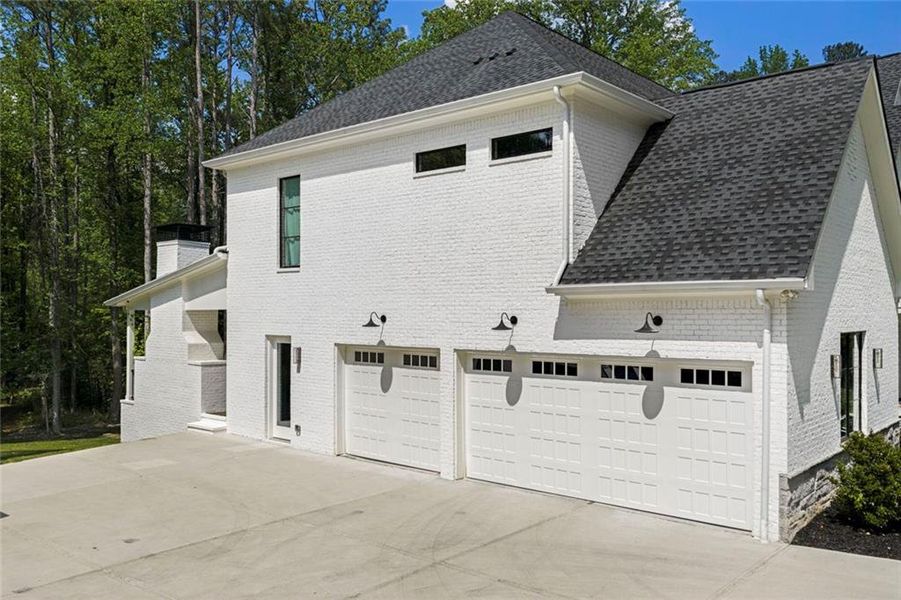 Front exterior of a new home in , Marietta, GA, highlighting curb appeal (Image 27). Front exterior of a new home in , Marietta, GA, highlighting curb appeal (Image 27).