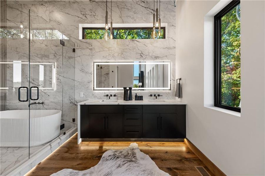 Furnished interior view inside a new home in , Blue Ridge (Image 6). Furnished interior view inside a new home in , Blue Ridge (Image 6).