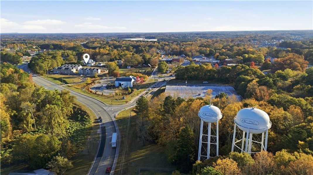 Front exterior of a new home in , Braselton, GA, highlighting curb appeal (Image 30).