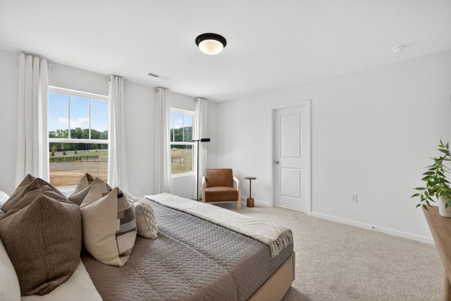 Furnished interior view inside a new home in White Oak Creek Crossing, Angier (Image 16).