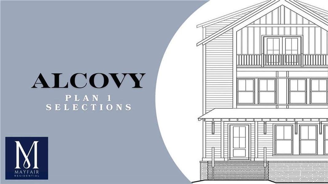 Exterior rendering of this home design in , Alpharetta, GA (Image 3).