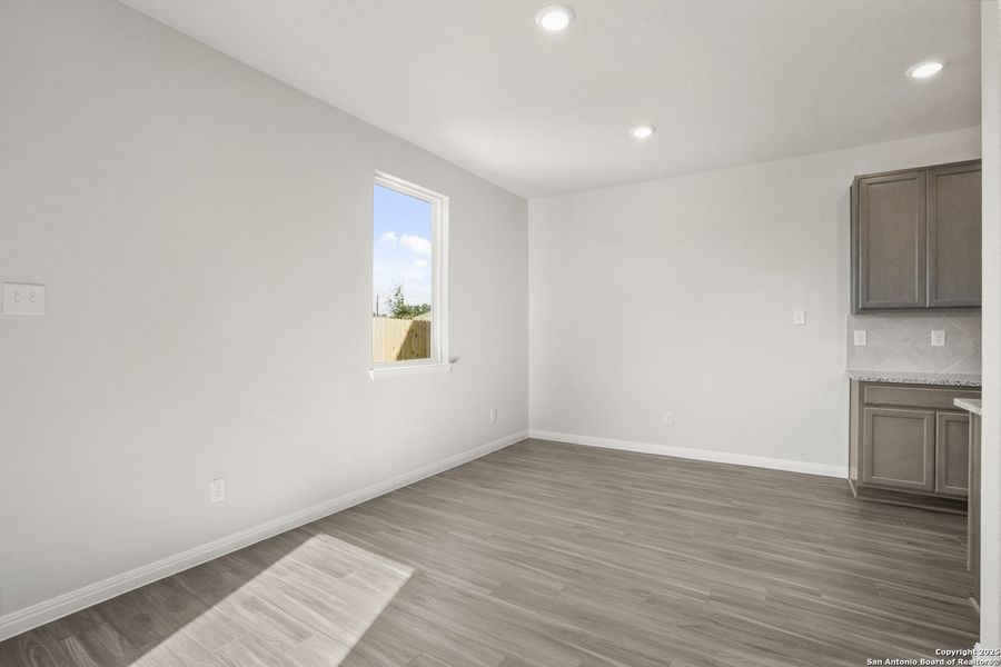 Spacious, unfurnished interior of a new home in Melissa Ranch, San Antonio (Image 23). Spacious, unfurnished interior of a new home in Melissa Ranch, San Antonio (Image 23).