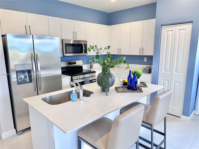 Furnished interior view inside a new home in , Florida City (Image 14).