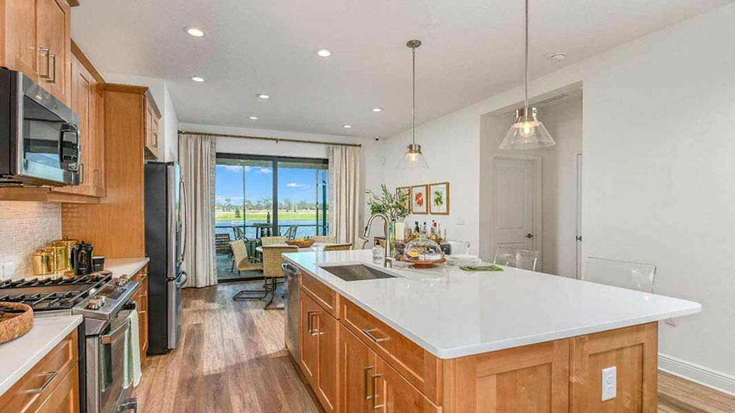 Furnished interior view inside a new home in Canoe Creek Real Estate and Homes for Sale in Parrish, FL - Neal Communities, Parrish (Image 16). Furnished interior view inside a new home in Canoe Creek Real Estate and Homes for Sale in Parrish, FL - Neal Communities, Parrish (Image 16).
