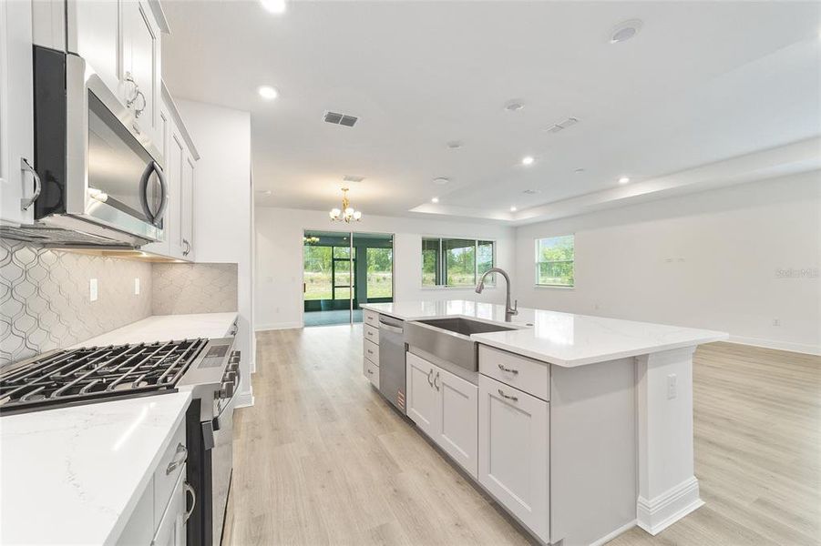 Furnished interior view inside a new home in , Ocala (Image 6).