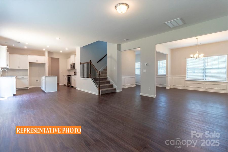 Spacious, unfurnished interior of a new home in Cedar Meadows, Monroe (Image 16).