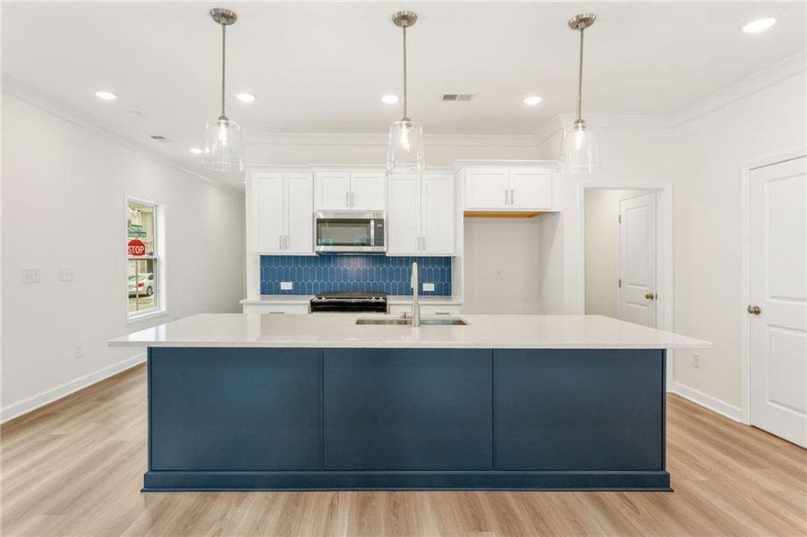 Furnished interior view inside a new home in River Walk Place, Lawrenceville (Image 10).
