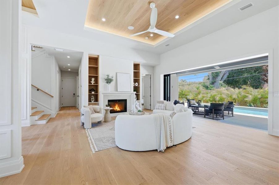 Furnished interior view inside a new home in , Sarasota (Image 57).