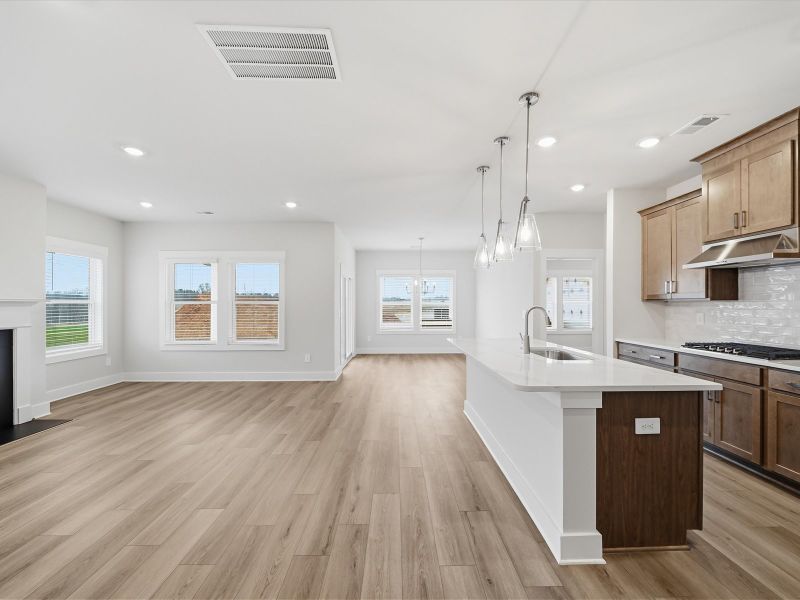 Furnished interior view inside a new home in Ashby Woods, Boiling Springs (Image 3).