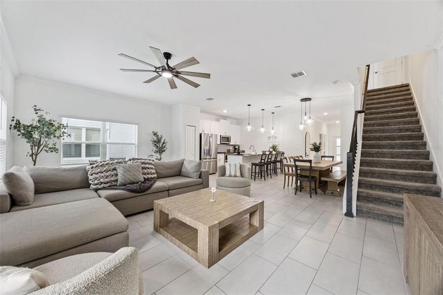 Furnished interior view inside a new home in , Kissimmee (Image 36).