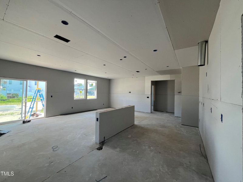 MR 37 kitchen great room drywall 8.22.24