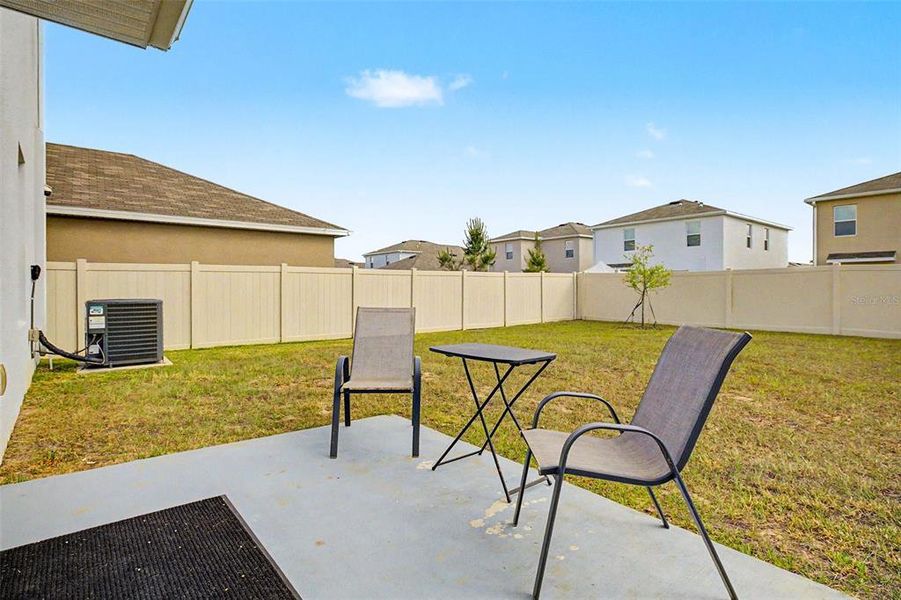 Exterior details and patio area of a home in , Zephyrhills (Image 30).